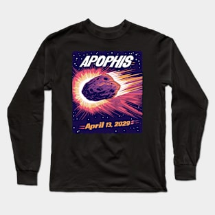 Apophis 99942 April 13 2029 Space Lover Comet Meteor Long Sleeve T-Shirt